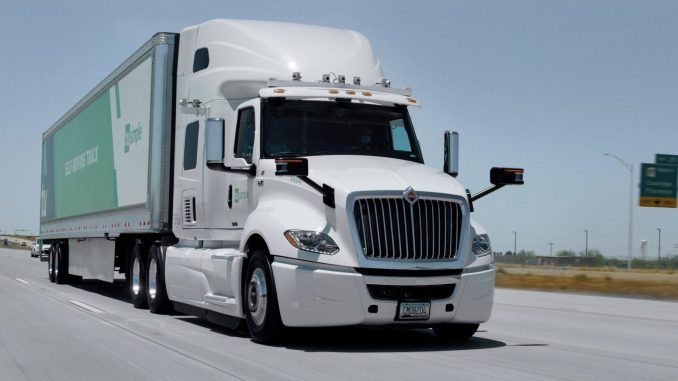 TuSimple Navistar Autonomous truck