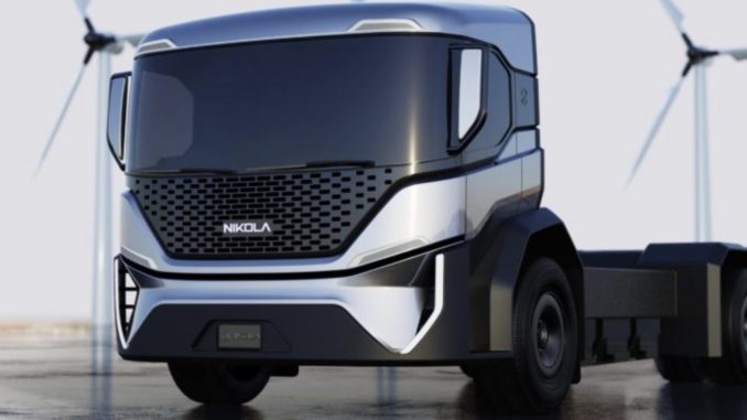 Nikola Tre Grabage truck