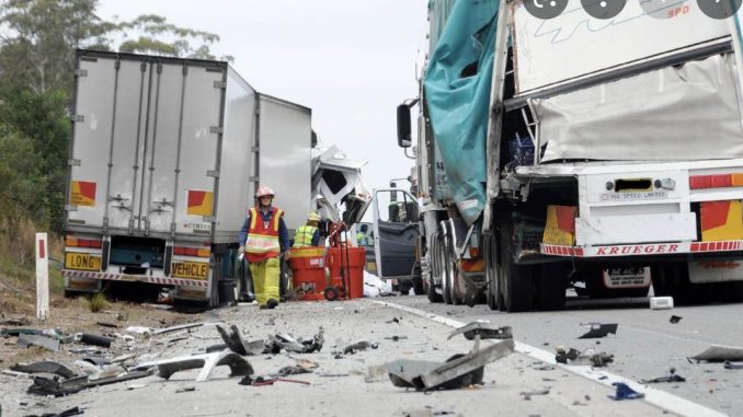 Truck crash pic 1